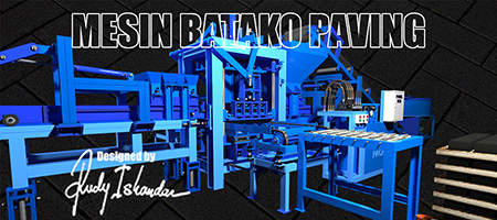 Mesin Paving Otomatis / Mesin Paving Semi Otomatis